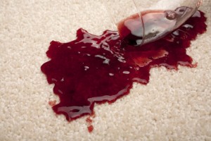 Spilled Red Wine on Carpet Accident Insurance Claim