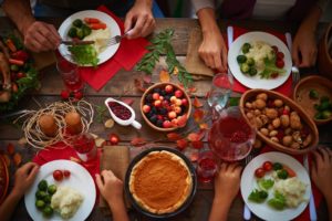 apartments of wildewood thanksgiving dinner spread